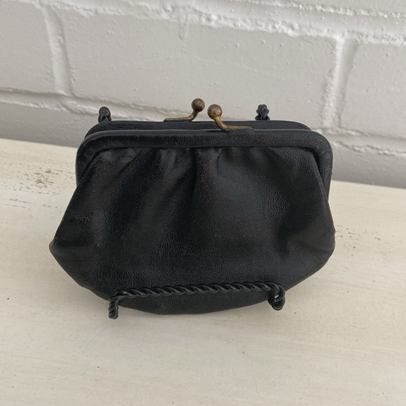 classic vintage petite small little black change purse - Picture 6 of 9